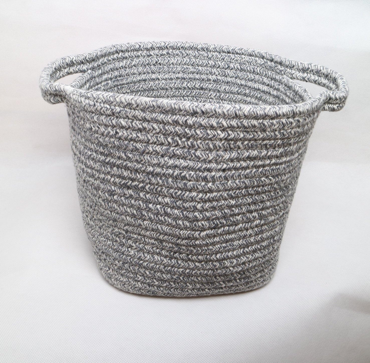 Amazon Com Linlin Sun Cotton Rope Square Storage Baskets As Bins Box Organizer Containers For Living Room Bedroom Laundry Toys Decor 8 8 9 Home Kitchen