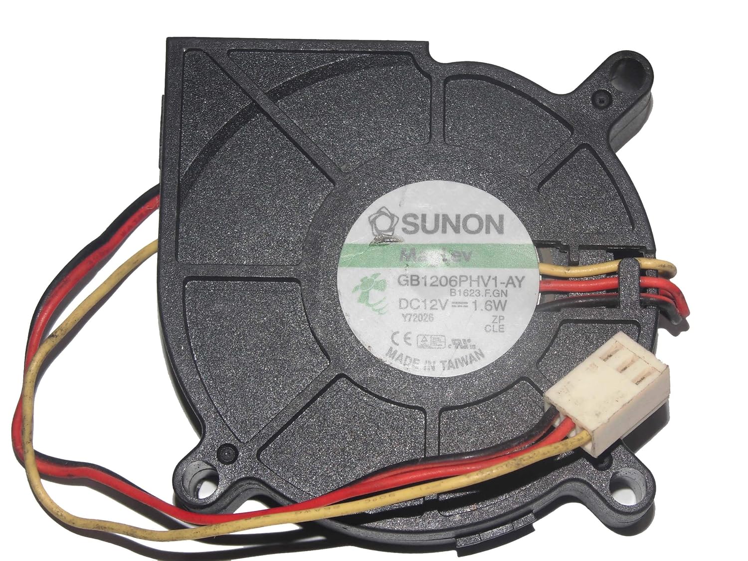 zyvpee GB1206PHV1-AY B1623.F.GN 12V 1.6W Ventilador de ...