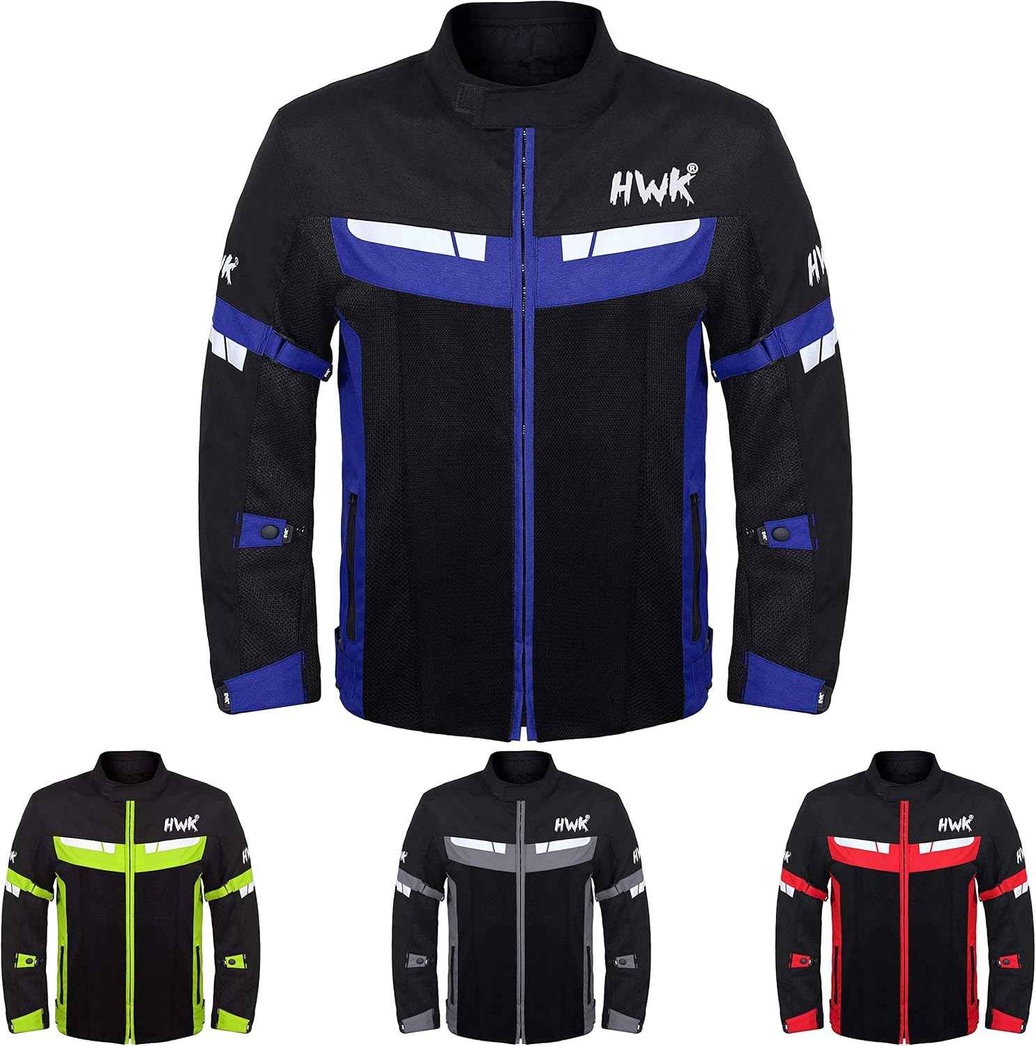 HWK Mesh Motorcycle Jacket Riding Air Motorbike Jacket