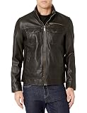 Faux Leather Classic Trucker Jacket 