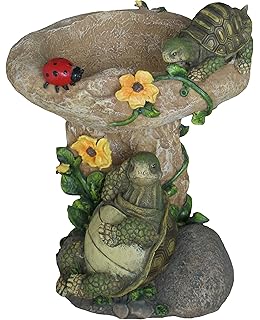 Tiaan Tree Stump Bird Feeder On Bear Statue Amazon Co Uk Garden