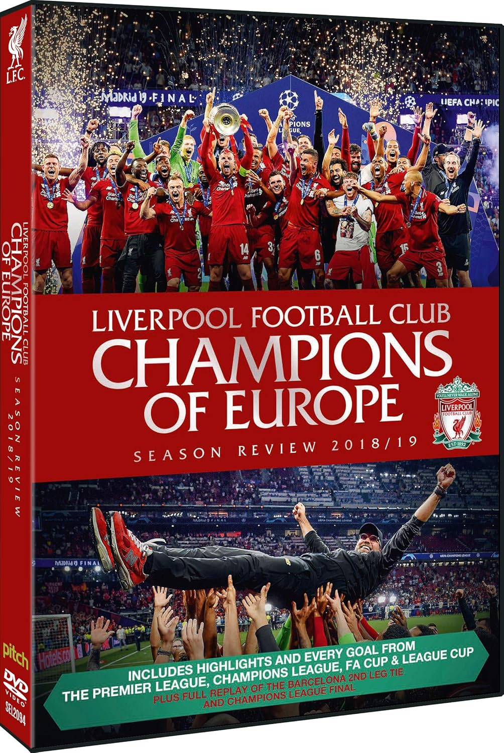Amazon Com Liverpool Football Club Champions Of Europe Season Review 2018 19 Dvd Movies Tv