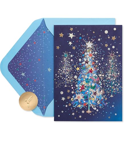 Papyrus Weihnachtskarte 'Truly Wonderful Season' – Mit Rotem Umschlag