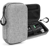TOCCOOL Breathalyzer Case Compatible with BACtrack S80Pro.(Case Only) | Fits AlcoMate AL7000, iSOBER 10/30, Grey Shock-Resistant EVA, Water-Resistant, Mesh Mouthpiece Pocket, Elastic Holder.
