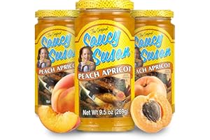 Saucy Susan Apricot Peach Sauce 9.5oz (Large Jars) - 3 Unit Pack