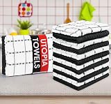 Utopia Towels 12-Pack Kitchen Towels 38x64 cm 100% Ring Spun Cotton Black view 8