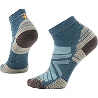 Smartwool Chaussettes de randonnée légères pour femme Zig Zag Valley Mid Crew, Violet Eclipse, Petit