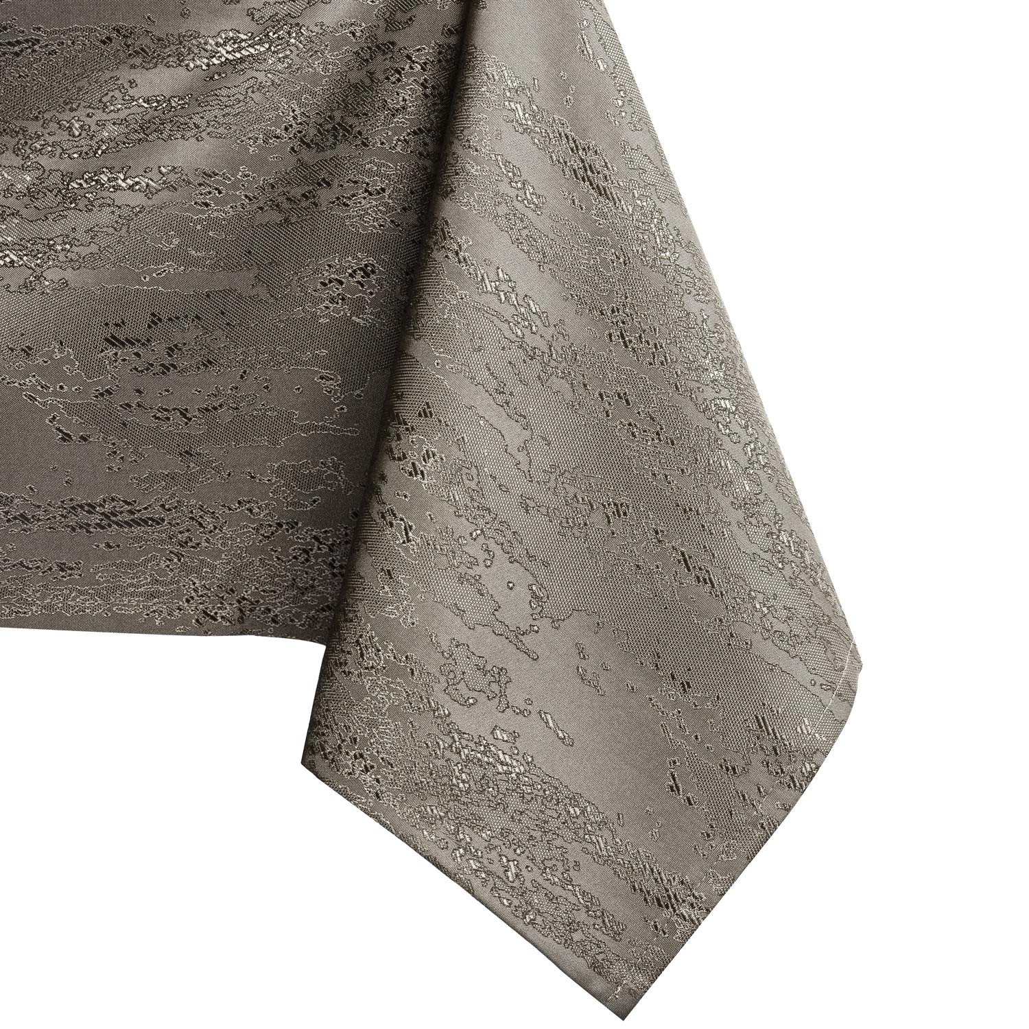 AmeliaHome Tablecloth 40 x 40 cm, Stain Protection, Lotus Effect, Washable, Water Repellent, Cappuccino Ornament, Vesta