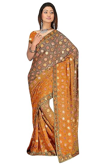 Designer Pure Georgette Saree