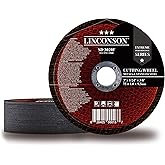 LINCONSON 25 Pack 3 Inch Cut Off Wheel for Metal & Stainless Steel Used On Angle Grinder 3”x1/24”x 3/8" Flat Disc (SD 3020F)