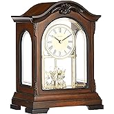 Bulova B1845 Durant Chiming Clock, Walnut