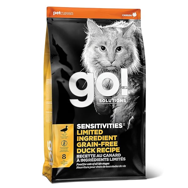 GO! SOLUTIONS SENSITIVITIES LIMITED INGREDIENT DUCK GRAIN-FREE DRY...