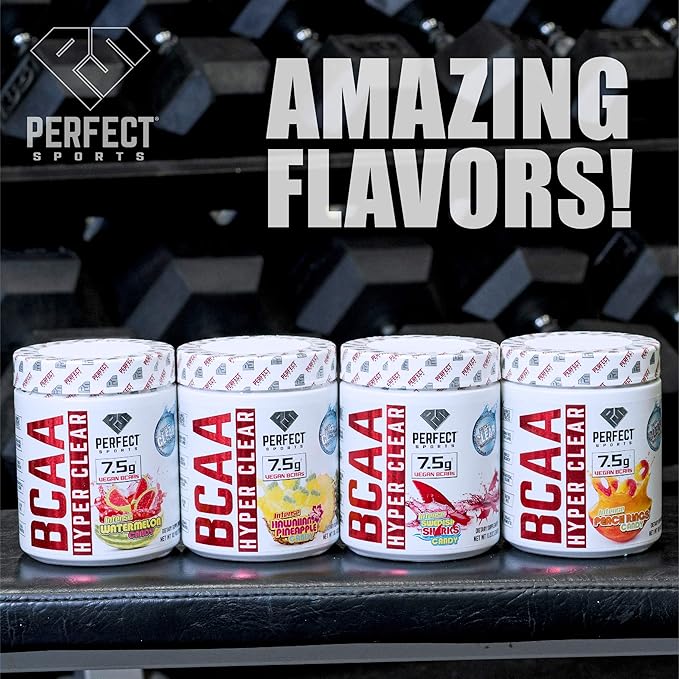 Amazon Com Perfect Sports aa Hyper Clear 7 5g Vegan aas 297g Intense Hawaiian Pineapple Health Personal Care