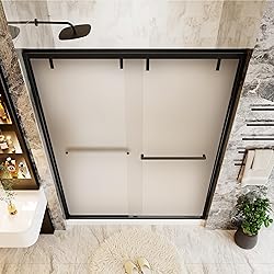 i-Homare 60 in. W x 76 in. H Frosted Double Sliding