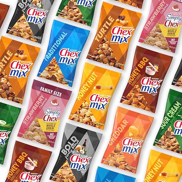 CHEX MIX BOLD PARTY BLEND SAVORY SNACK MIX, SNACKS, FAMILY SIZE, 13.5 OZ