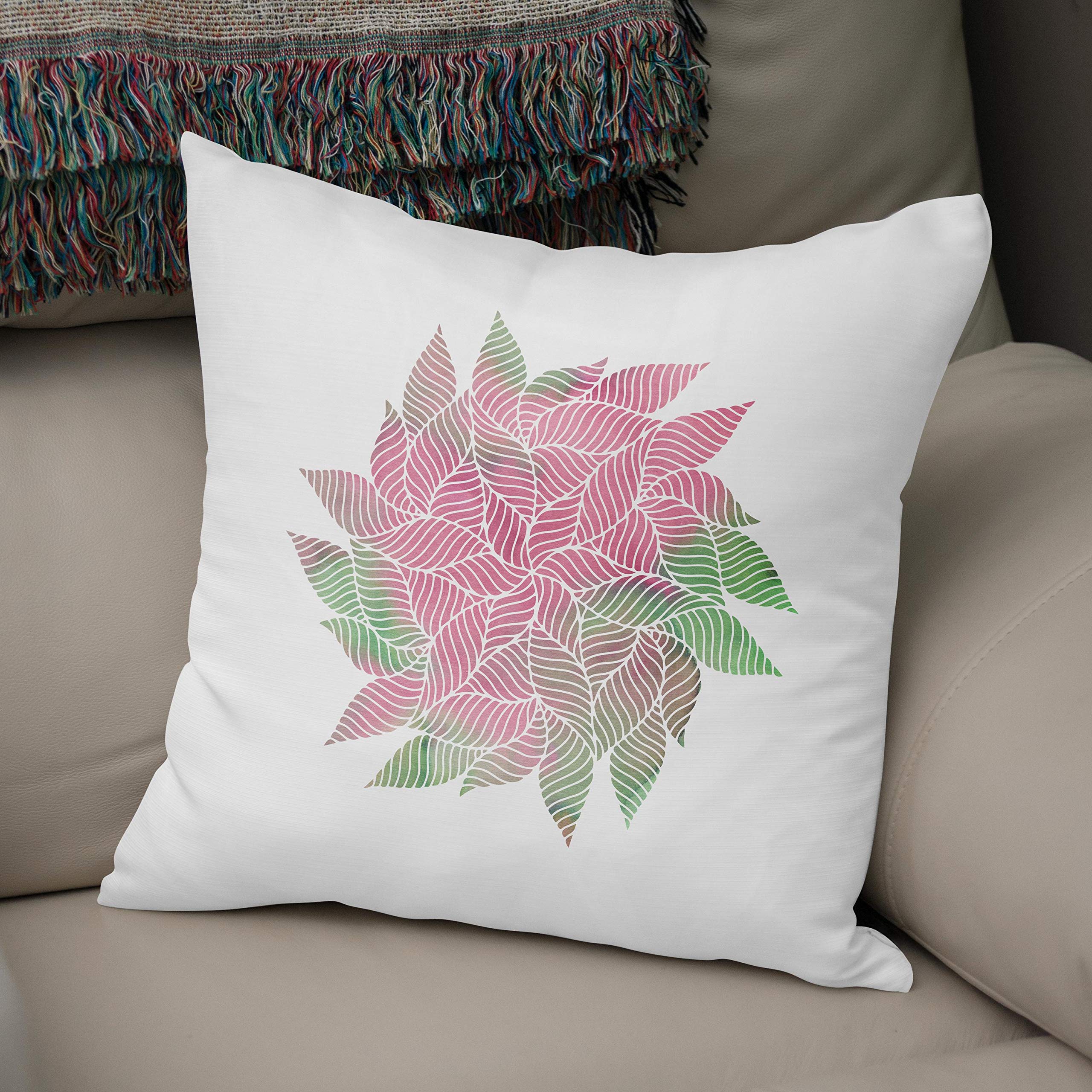 Bonamaison, Decorative Cushion Cover - 50% Cotton 50% Polyester - 43x43cm - Designed and Manufactured in Turkey
