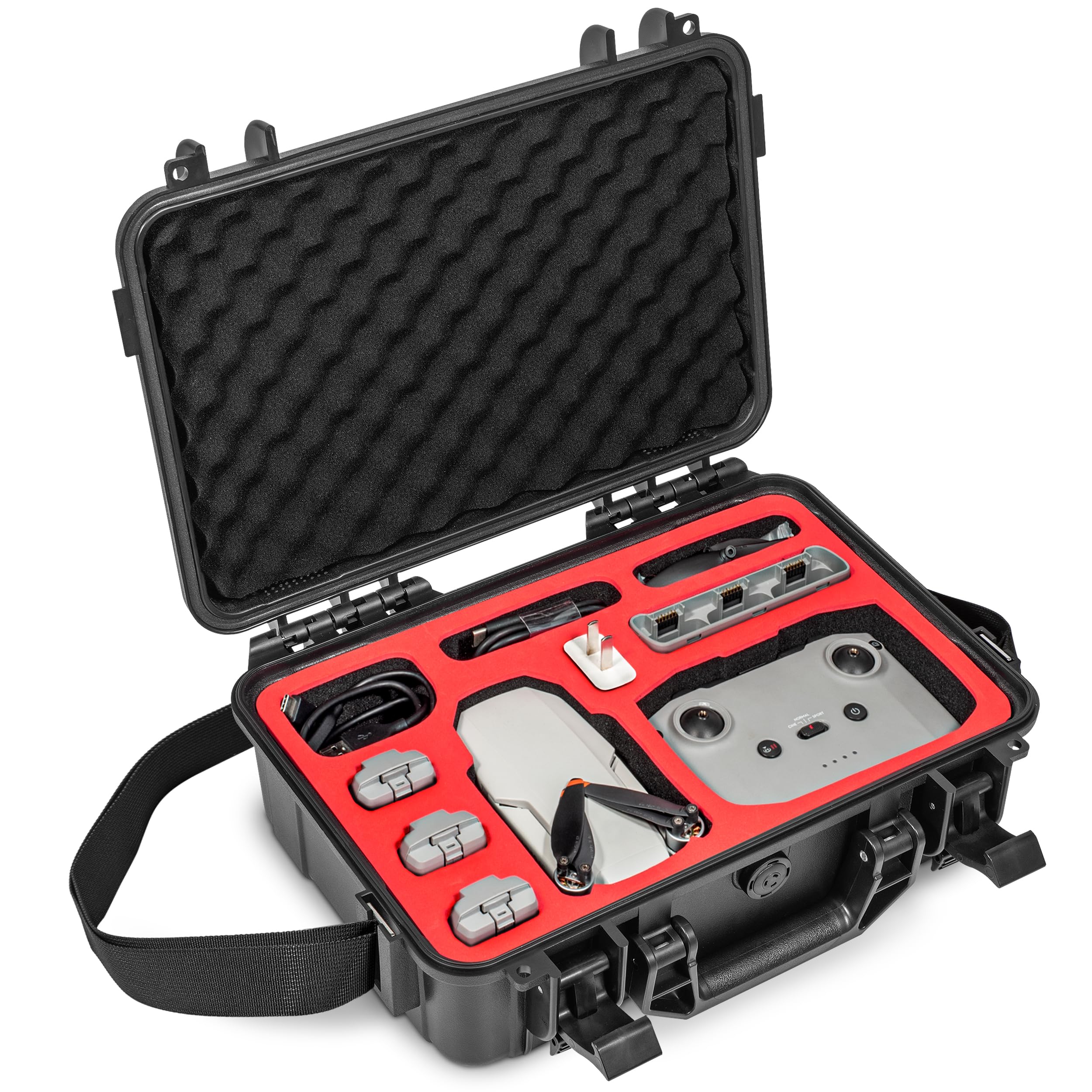 Tomat Mini 4K Case Waterproof Hard Carrying Case for DJI Mini 4K/Mini2/Mini2 SE Fly More Combo Accessories