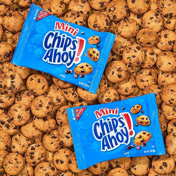 CHIPS AHOY! MINI ORIGINAL CHOCOLATE CHIP COOKIES, 10 SNACK PACKS