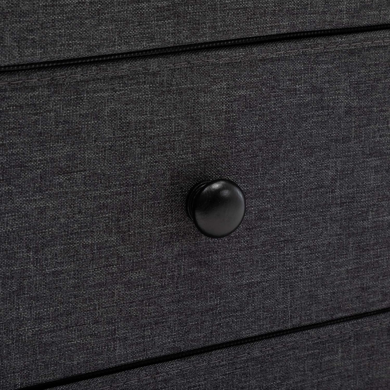 Duhome 8 Drawers Dresser Organizer, Fabric Storage Tower & Chest for Bedroom Hallway Nursery Entryway with Sturdy Steel Frame Wood Top Black: Kitchen & Dining