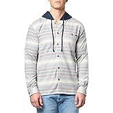 Billabong mens Baja Fleece Hood Flannel Shirt
