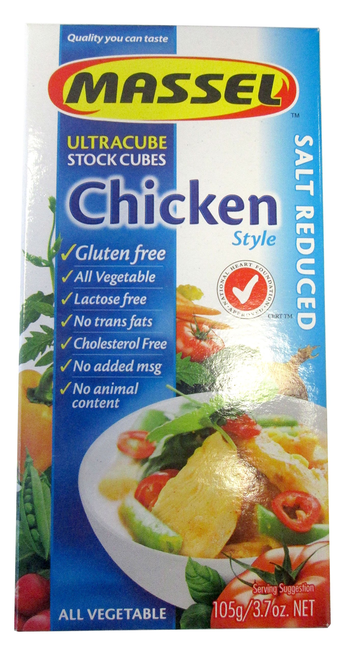 Massel GlutenFree, Salt Reduced Ultracube Bouillon Cubes