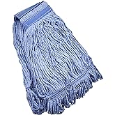 Mop Head Replacement Commercial Heavy Duty String Blue Wet Mop Heads for 3 Typs Commercial Mop Handle(1,Medium)