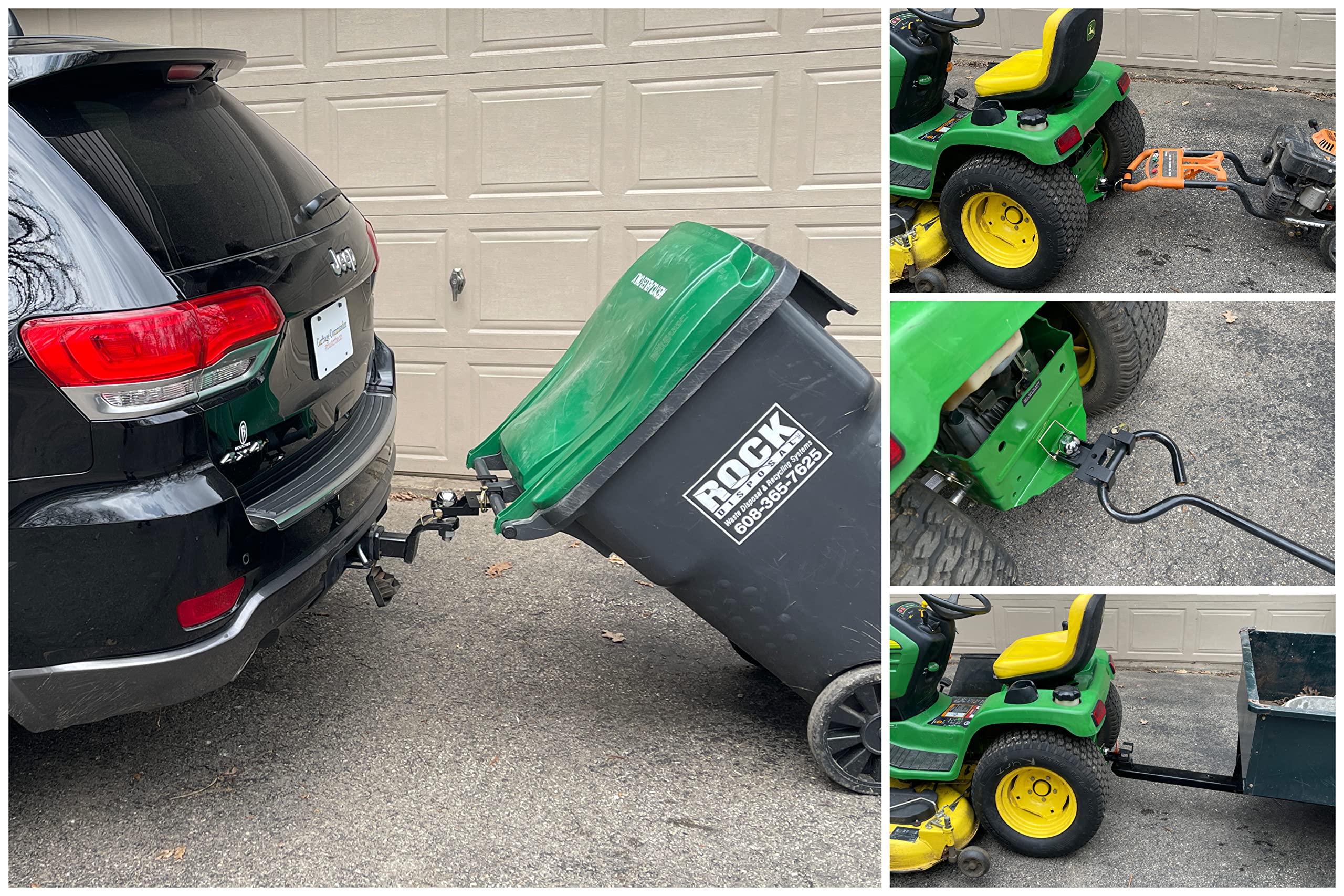 Garbage Commander Combo Hitch, Haul Pin