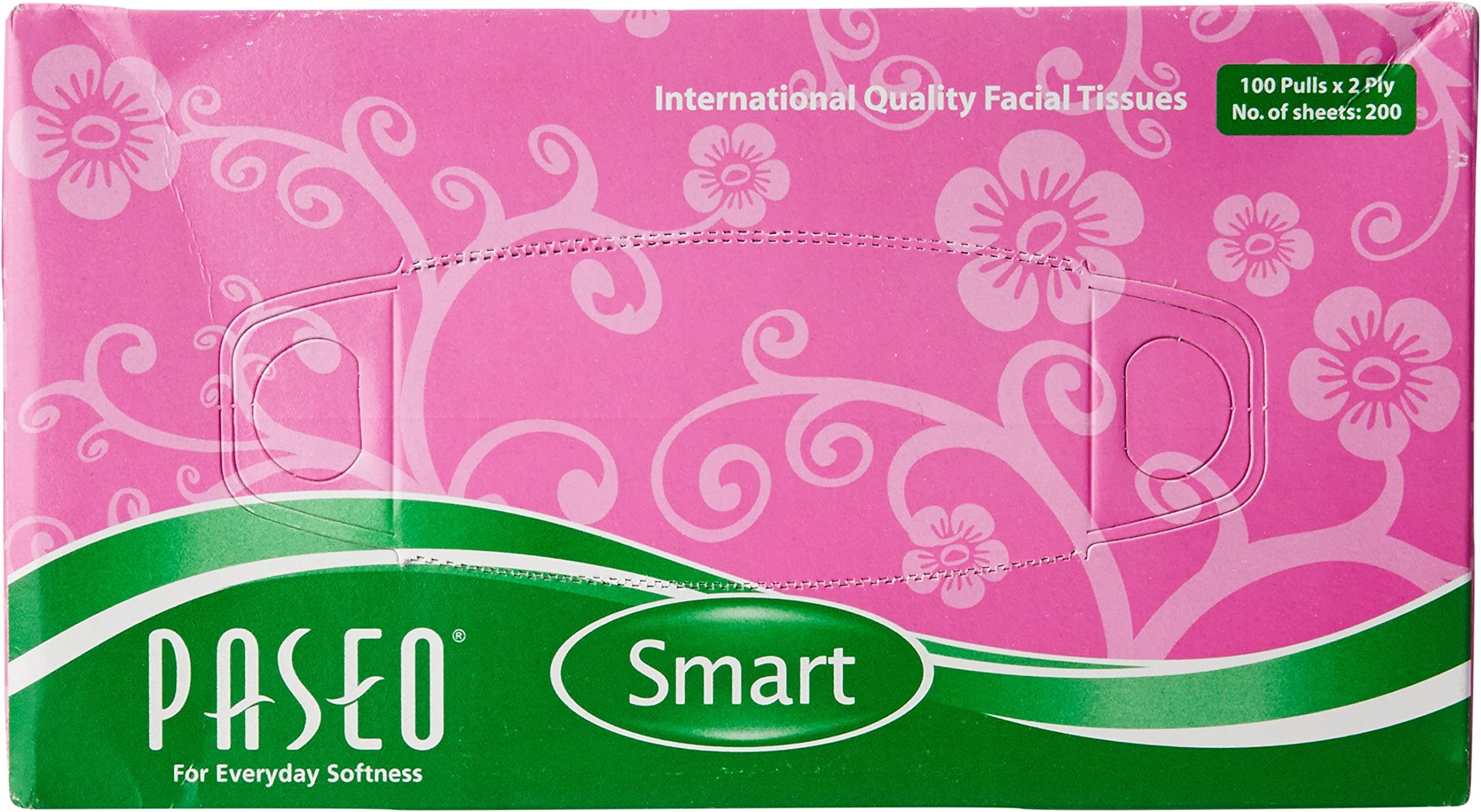 Paseo Tissues Facial Smart Box - 100 Pulls