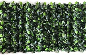 Download Eden's Decor 120"X40" Faux Ivy Leaf Privacy Trellis Fence Screen, Natural Looking Artificial ...