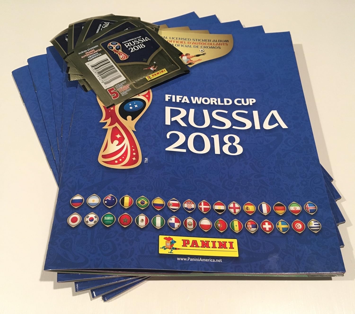 Panini 2018 FIFA WORLD CUP RUSSIA ALBUM AND STICKERS: Amazon.es: Deportes y aire libre