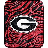 College Covers Georgia Bulldogs Raschel Throw Blanket, 60 in by 50 in