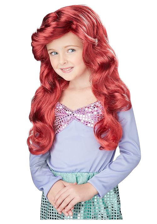 California Costumes, Lil' Mermaid Wig Red