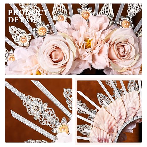 COSUCOS Renfaire Rose Halo Crown - Handmade Fantasy Sun  display picture 1