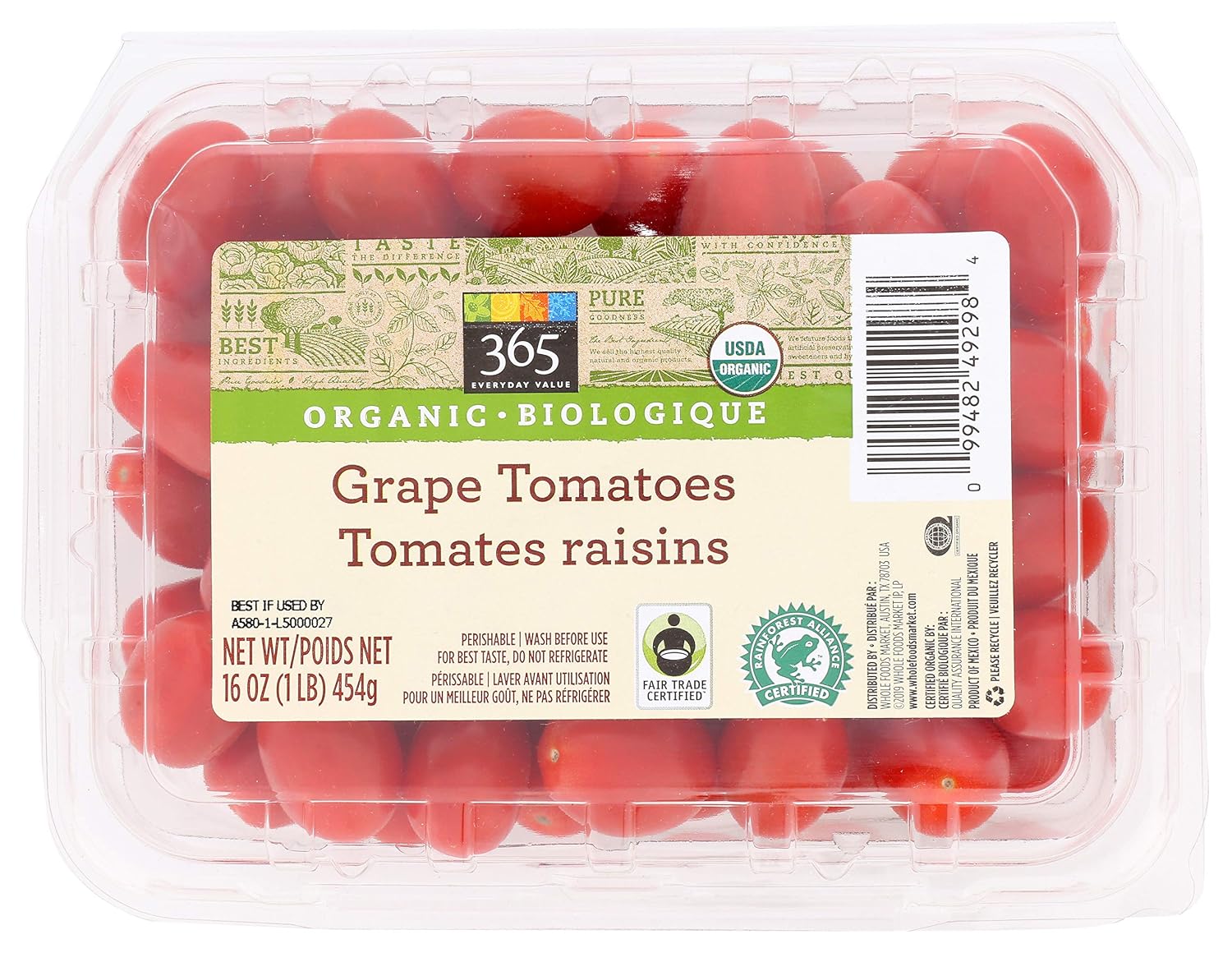 <span>Tomato Cherry Grape Organic, 16 Ounce: Amazon.com </span> (099482492984)