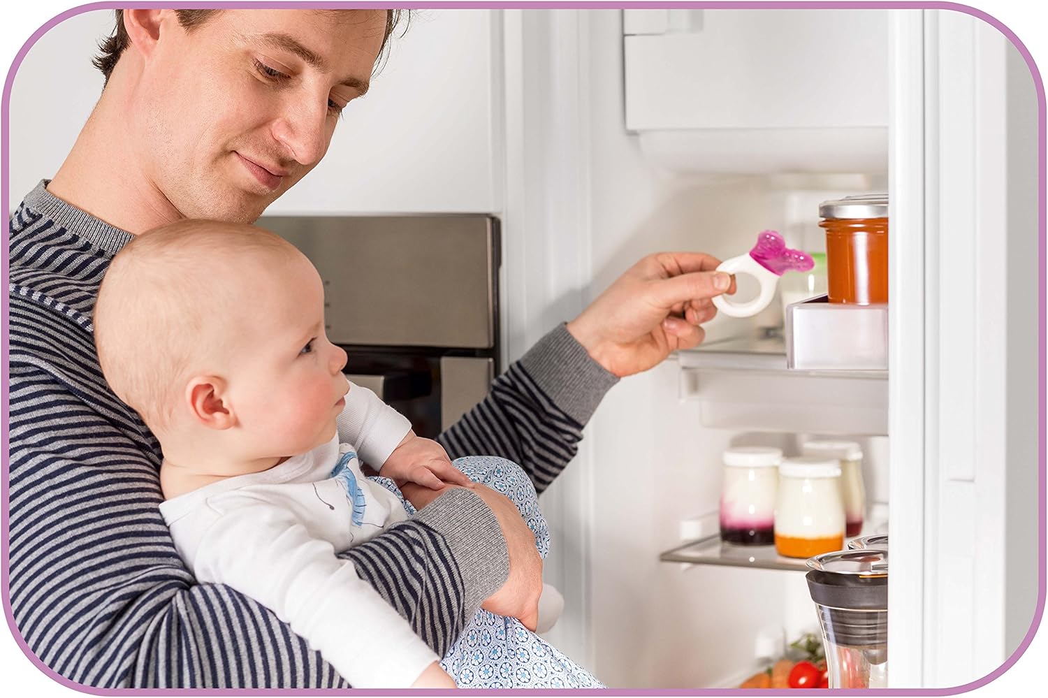 mam mini cooler teether with clip