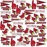 Illinois State University 50ct Vinyl Large Deluxe Stickers Variety Pack - Laptop, Water Bottle, Scrapbooking, Tablet, Skateboard, Indoor/Outdoor - Set of 50