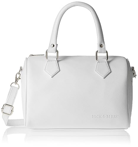 BECK AND BERRY Womens Tote Bag (White) (WHB1)