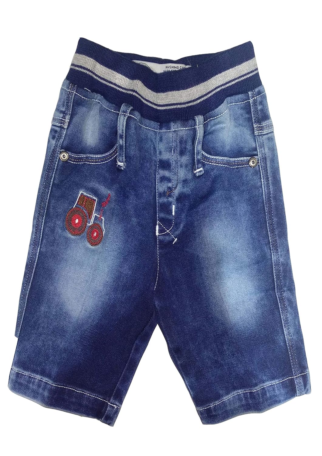 Buy Aria Kids Boy's Denim Capri Jeans Half Pant Shorts (Upto 6 Years