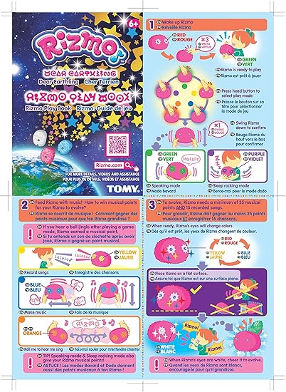 rizmo interactive evolving musical plush toy