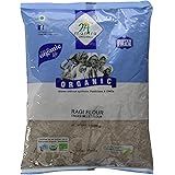 24 Mantra Organic Ragi Flour (Finger Millet Flour) - 4 lbs, Gray