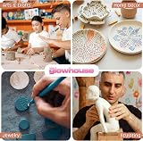 The Glowhouse Air Drying Modelling Clay Nylon Reinforced 12.5kg Stone view 7