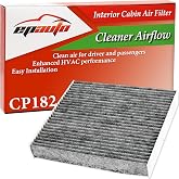 EPAuto CP182 (CF11182) Cabin Air Filter Replacement for Honda | Honda Accord, Civic, CR-V, Fit, HR-V, Insight, Odyssey, Pilot, BR-V, City, Acura ADX/RDX/TLX/MDX includes Activated Carbon