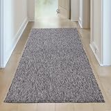 THE RUGS Low Pile Grey 80x150 cm Modern Indoor Rug Non-Shedding view 2