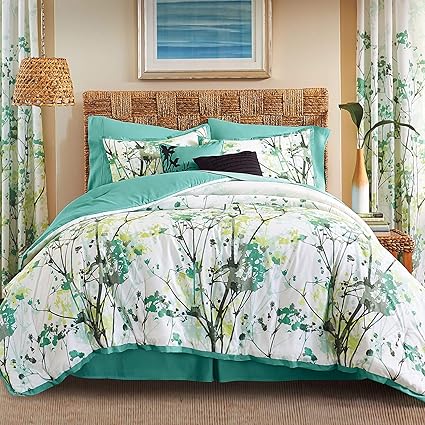 Amazon Com Brylanehome Funky Floral 6 Pc Comforter Set Home