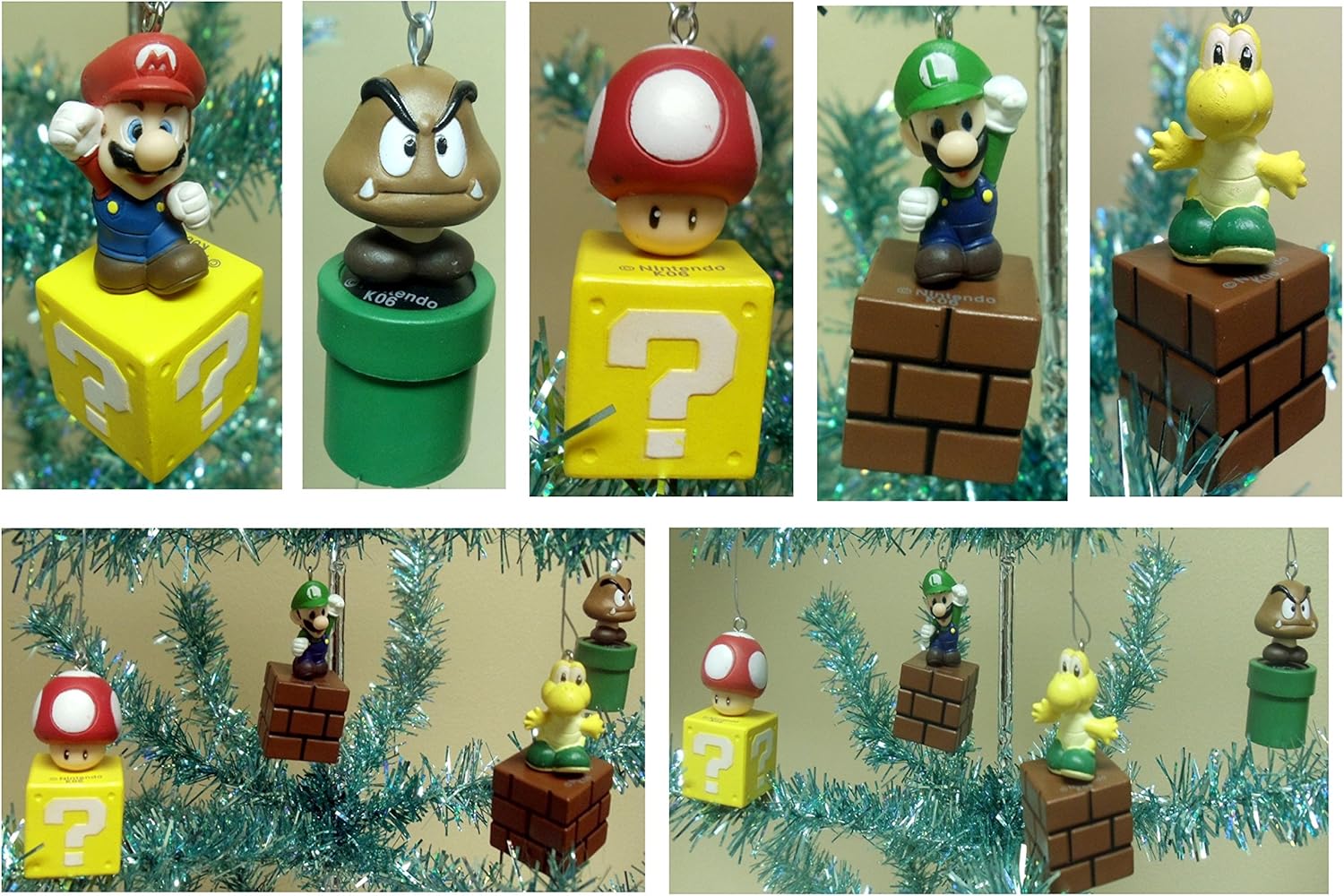 nintendo christmas ornaments