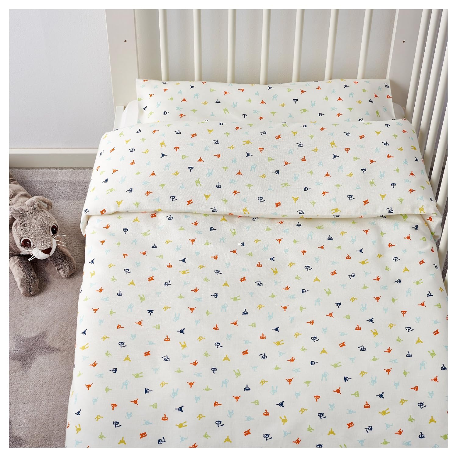 Housses De Couettes Cuisine Maison Ikea Stjarnbild Avec Housse De Couette Taie Doreiller Multicolore 110 X 125 35 X 55 Cm Pour Lit De Bebe