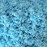FoamTouch 10 LB Blue Shredded Memory Foam Filling, Soft Pillow Stuffing, Bean Bag, Couch Pillow Refill, Cushion, Stuffed Animals, Dog Bed, Crafts, and Many More DIY Projects