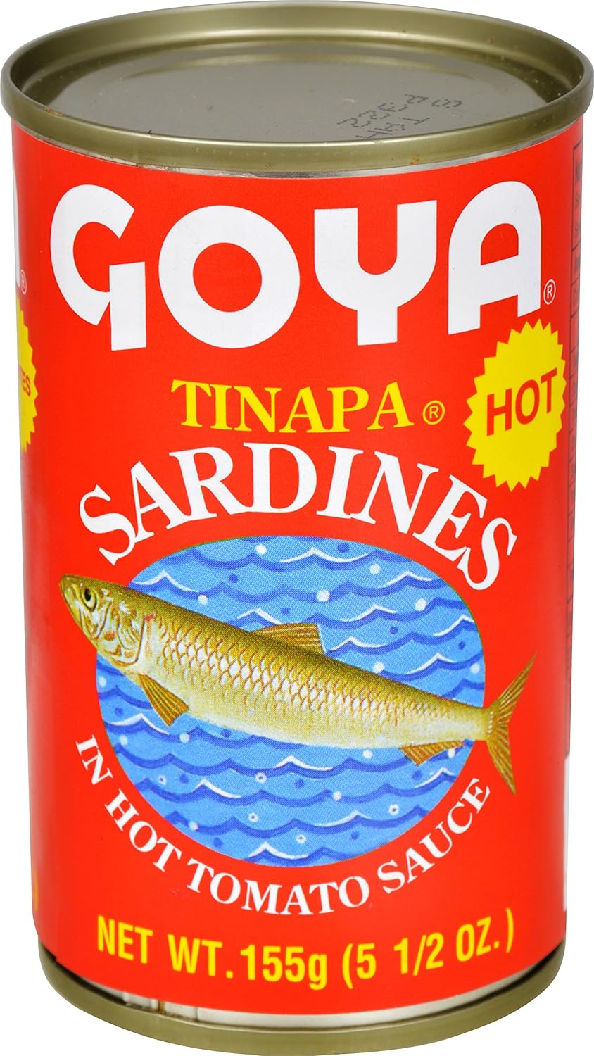 Goya Foods Sardines in Hot Tomato Sauce, 5.5 Ounce Grocery