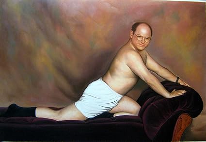 24x36 George Costanza Seinfeld Real Oil Painting On Canvas