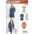 New Look Patterns Misses' Easy Shirt Dress and Knit Dress A (8-10-12-14-16-18-20) 6449
